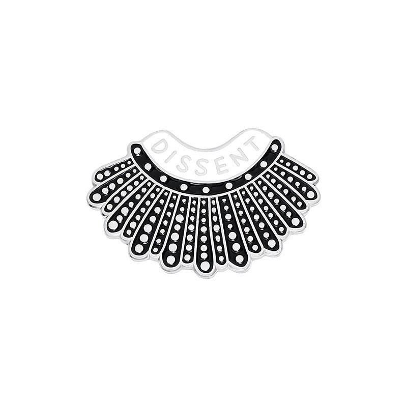 Ruth Bader Ginsburg Feminist Emblem Brooch
