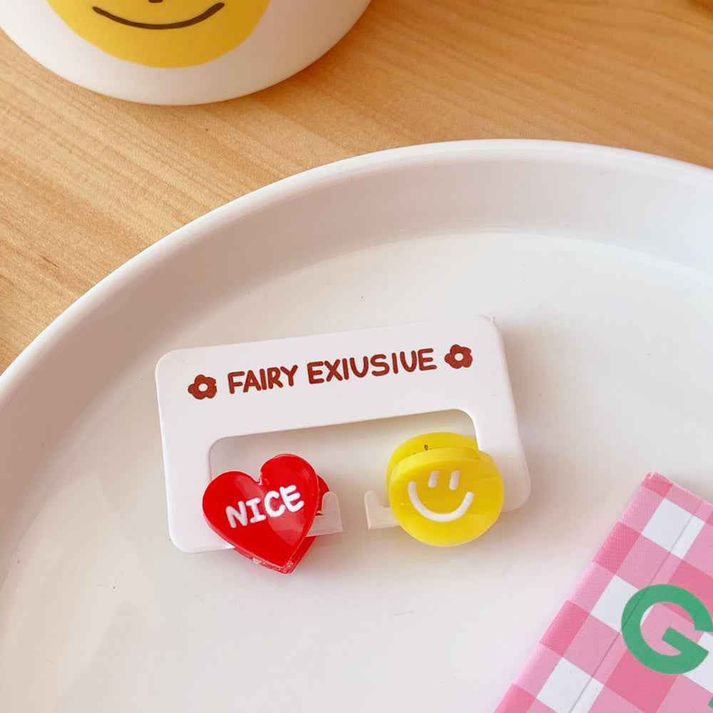 Cute Cartoon Mini Hair Clips for Girls