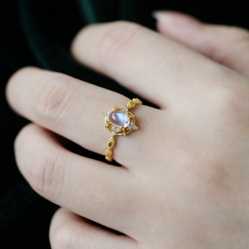 Exquisite Geometric Retro Ring