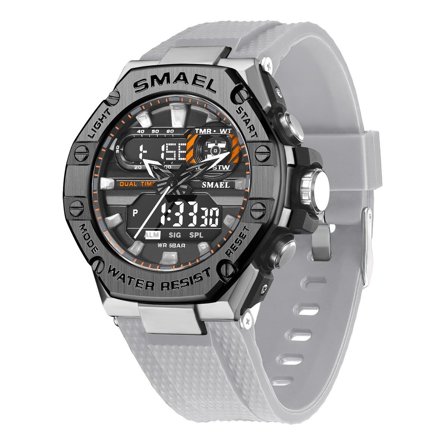 Digital Alloy Electronic Watch for Men