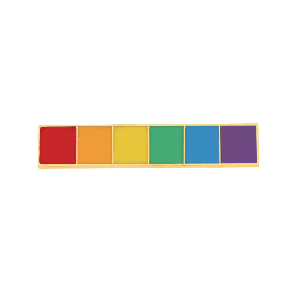 Creative Six-Color Rainbow Brooch