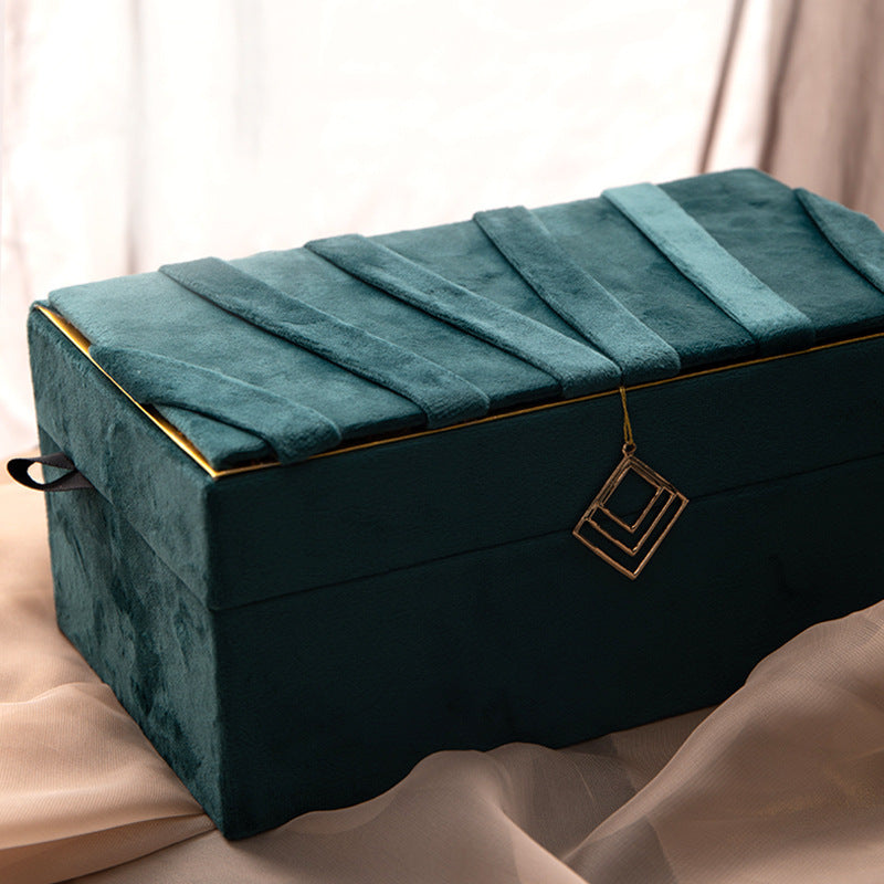 Flannel Lined Desktop Jewelry Box