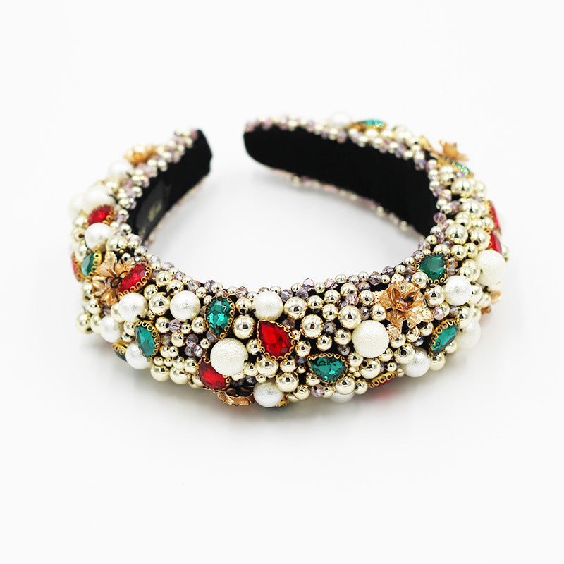 Baroque Crystal Embellished Headband