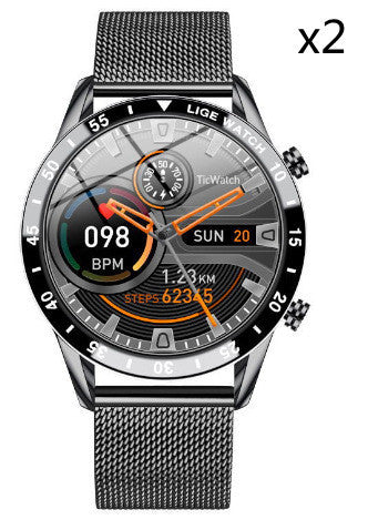 Smart Pedometer Watch with Heart Rate & Blood Oxygen Detection
