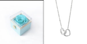 Forever Double Heart Custom Name Necklace