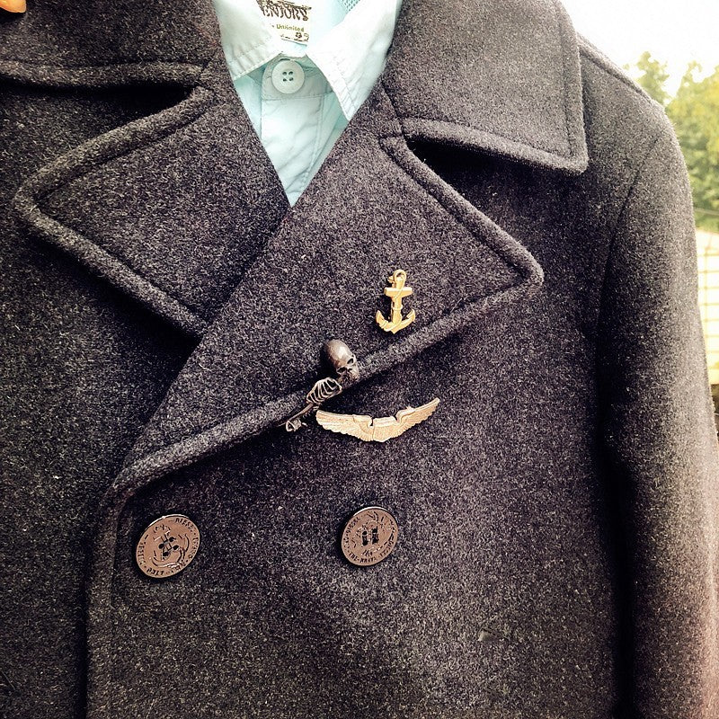 Personalized Skeleton Collar Pin