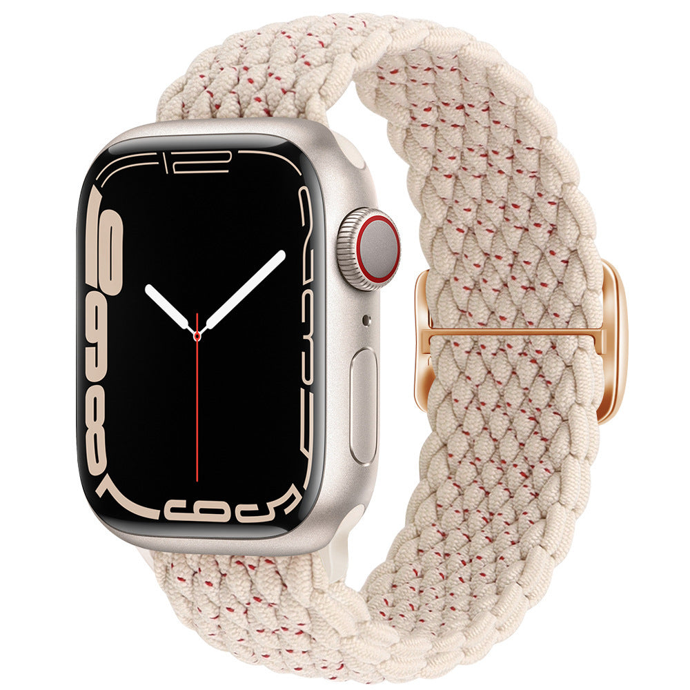 Adjustable Woven Nylon Watchband for Apple Watch