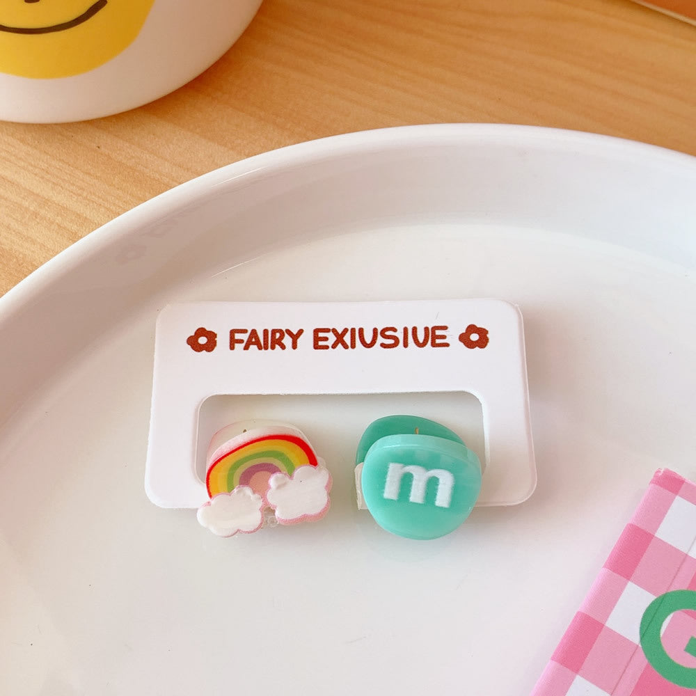 Cute Cartoon Mini Hair Clips for Girls