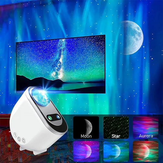 Aurora Borealis Starlight Projector & Galaxy Night Light