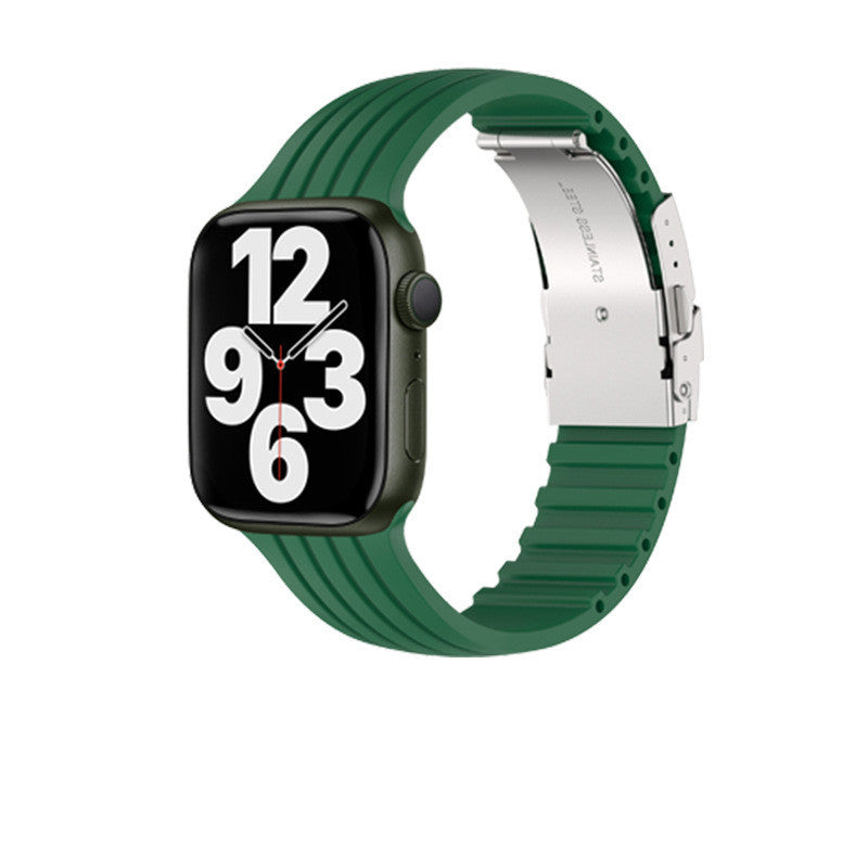 Silicone Stripe Strap for Apple Watch