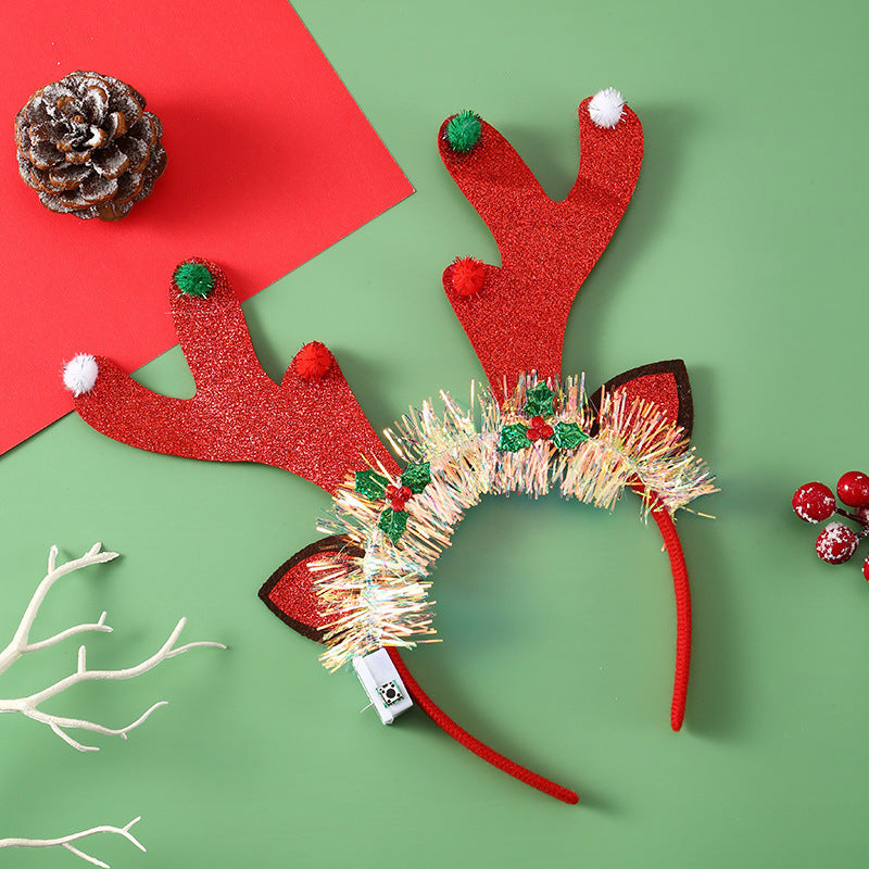 Glowing Christmas Hair Band Headwear
