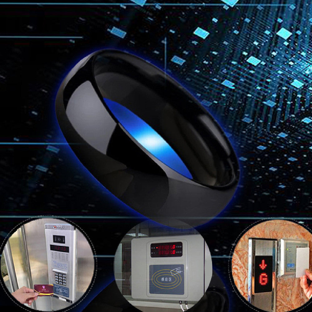 Sleek High-Tech Ceramic Smart Ring