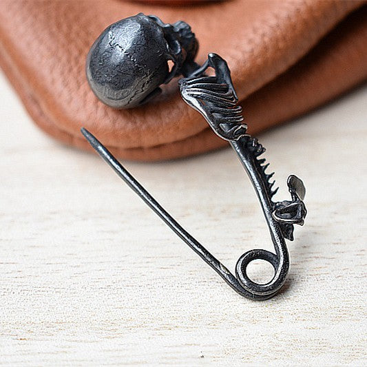 Personalized Skeleton Collar Pin