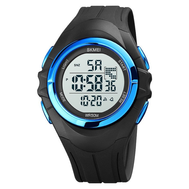 Dual-Time Sports Student Electronic Watch