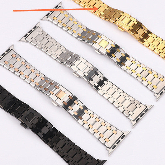 Luxury Stainless Steel Watch Band for Apple Watch