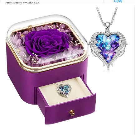 Preserved Rose Drawer Jewelry Gift Box
