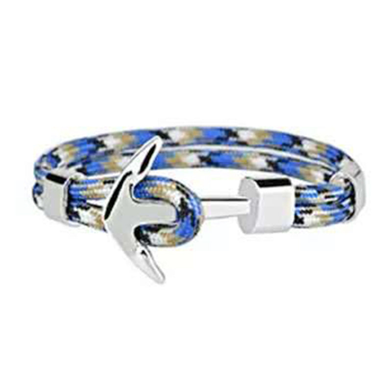 Nautical Anchor Braided Bracelet