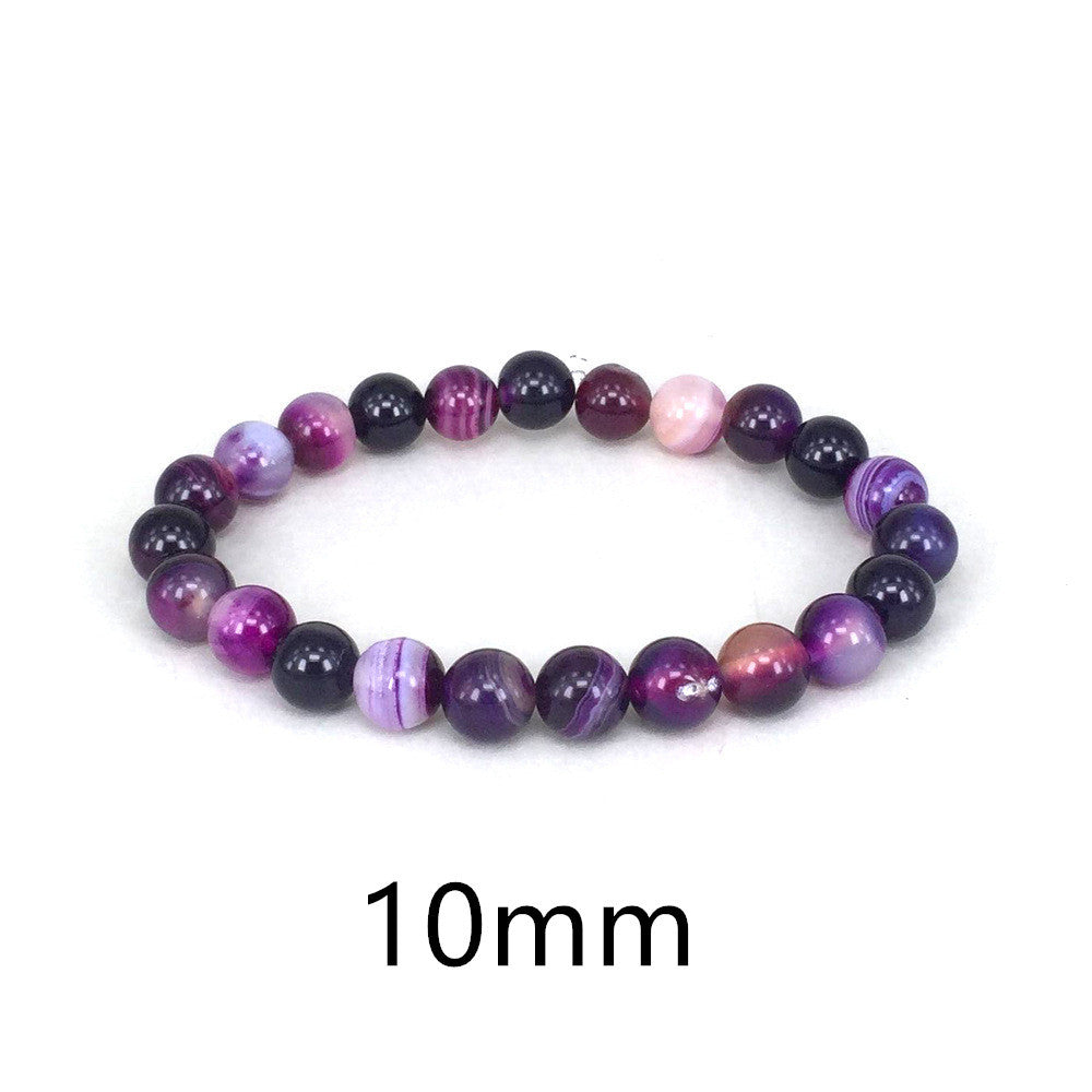 Purple Agate Bracelet