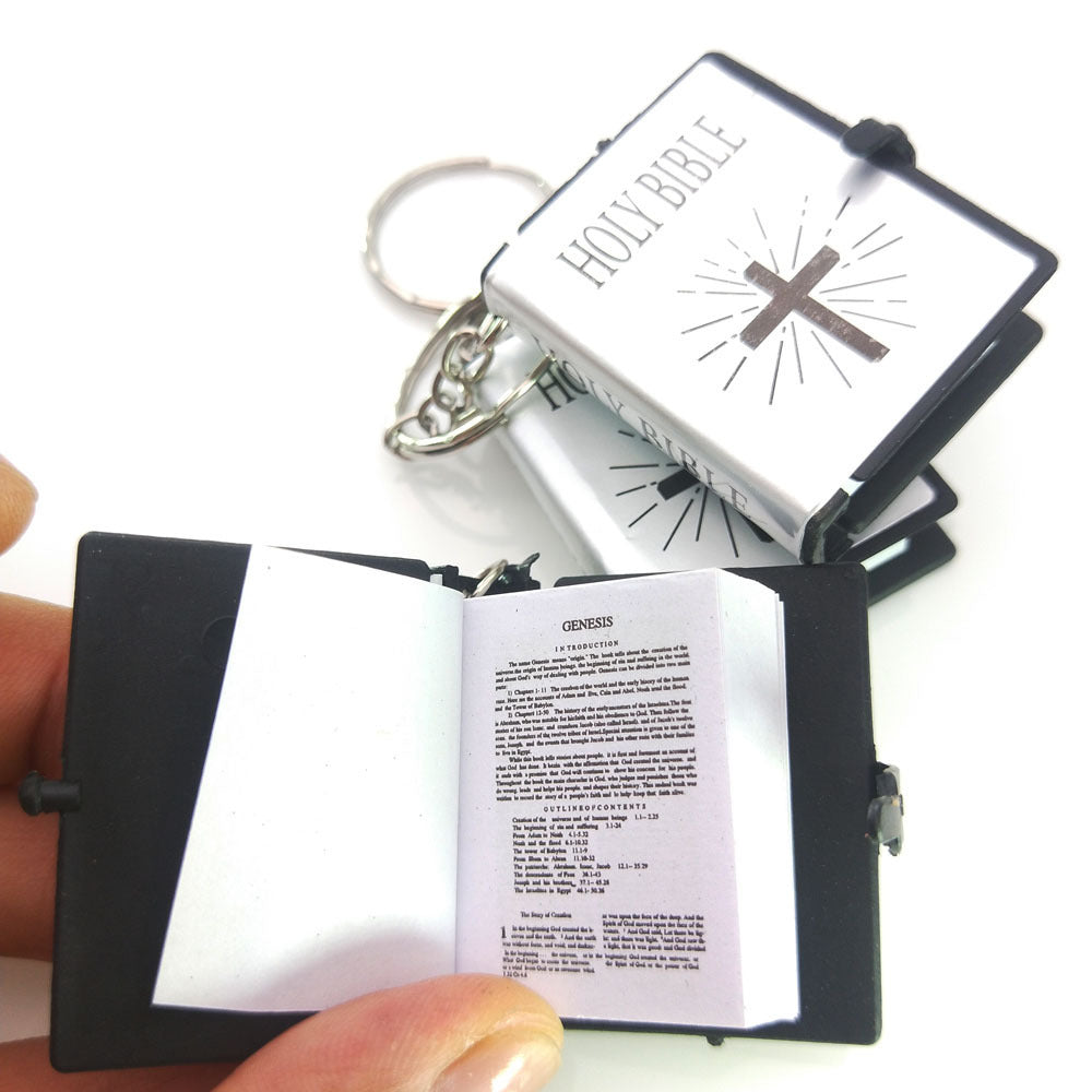 Mini English Holy Bible Keychain - 170 Miniature pages