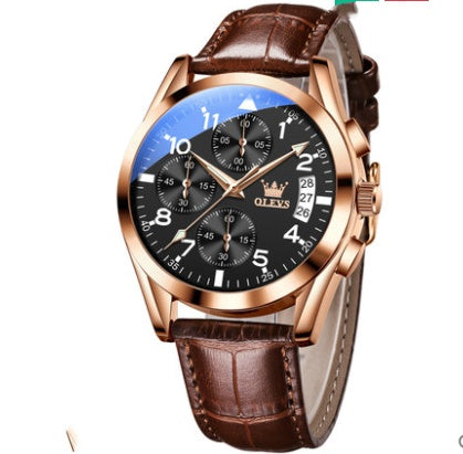 OLEVS Men's Luxury Luminous Quartz Watch