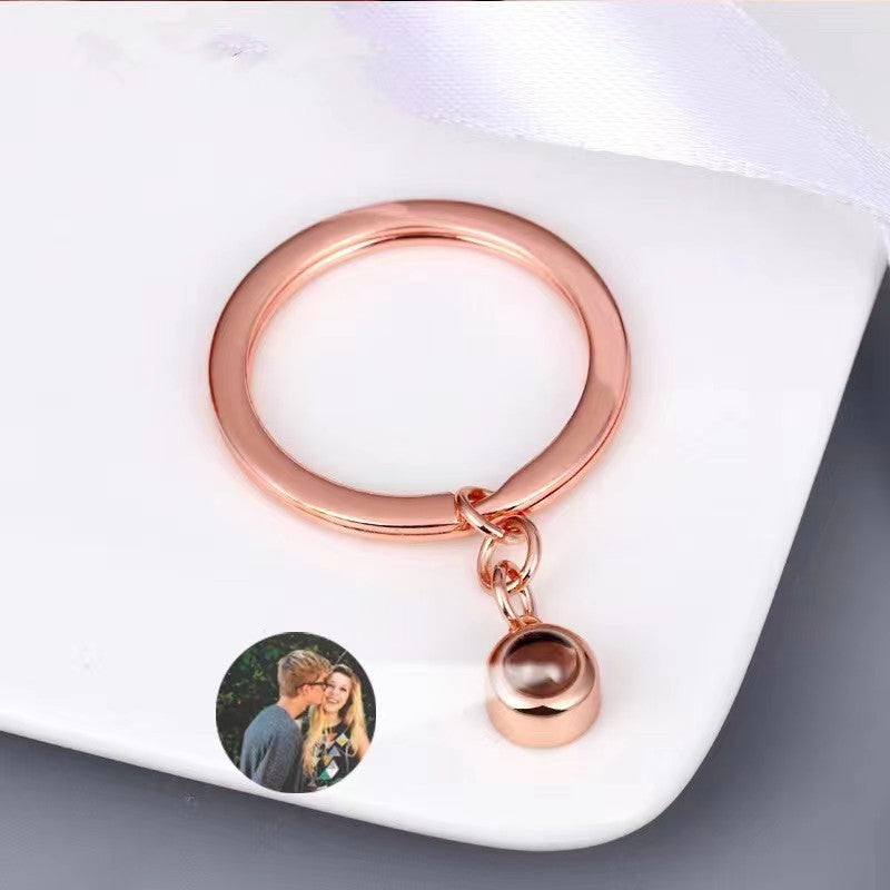 Personalized Photo Projection Keychain