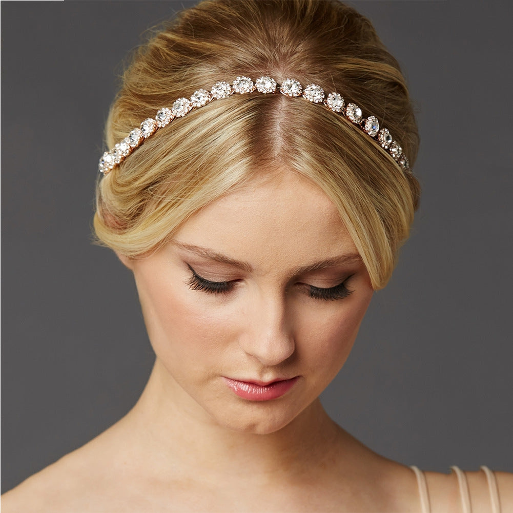 Rhinestone Sunflower Bridal Hair Band