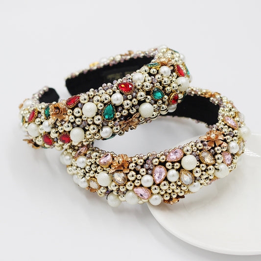 Baroque Crystal Embellished Headband