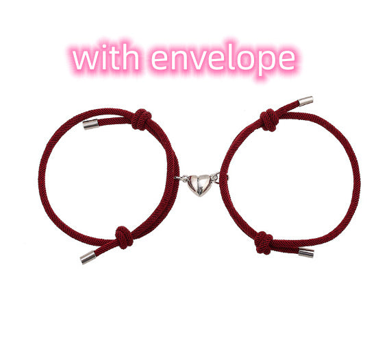 Minimalist Magnetic Love Bracelet Set