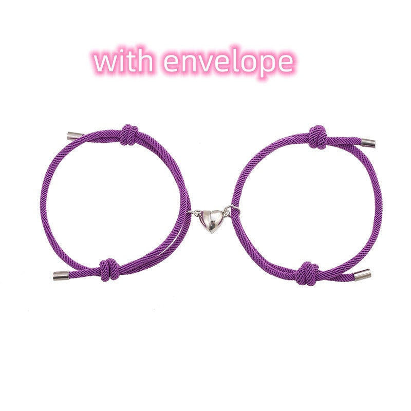 Minimalist Magnetic Love Bracelet Set