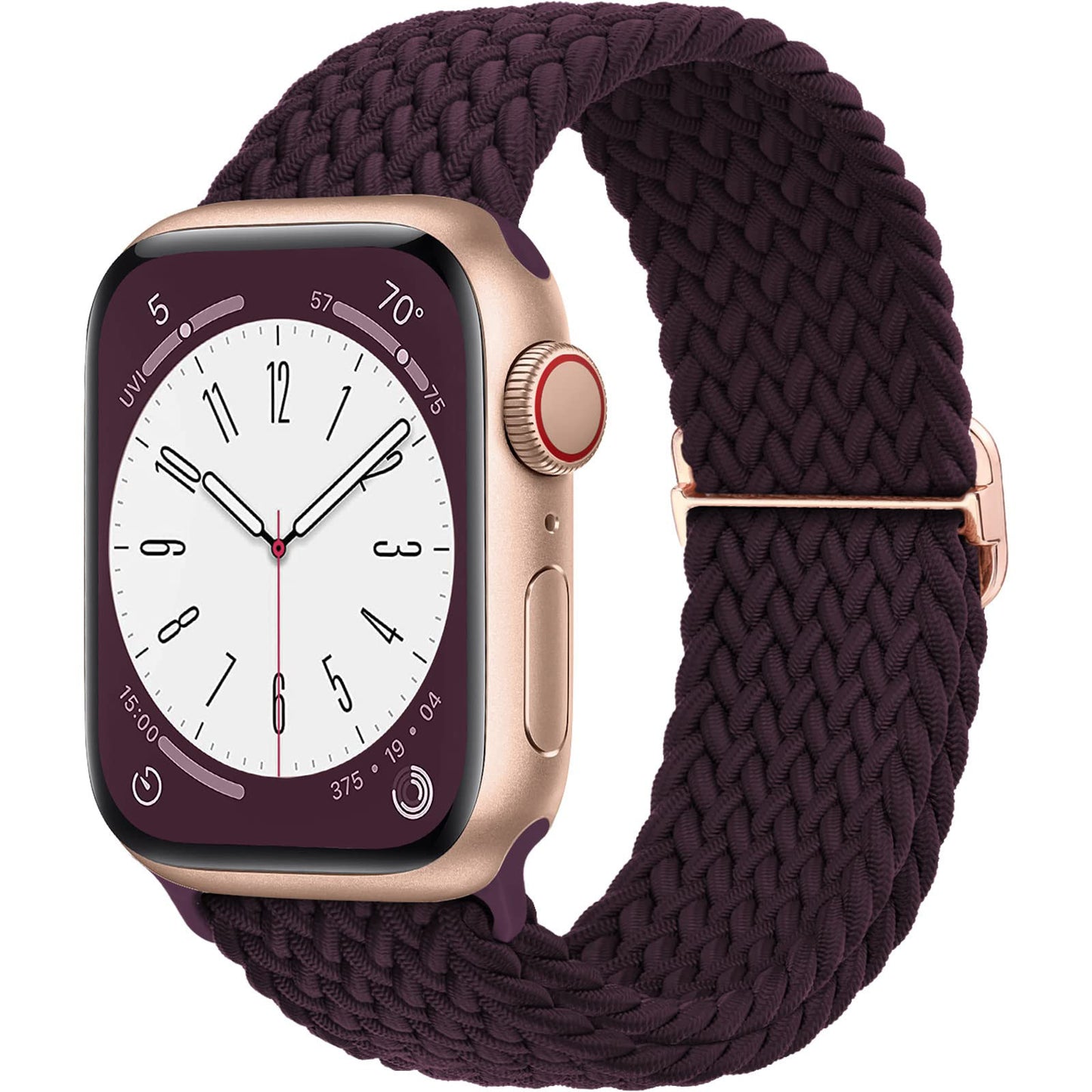 Adjustable Woven Nylon Watchband for Apple Watch
