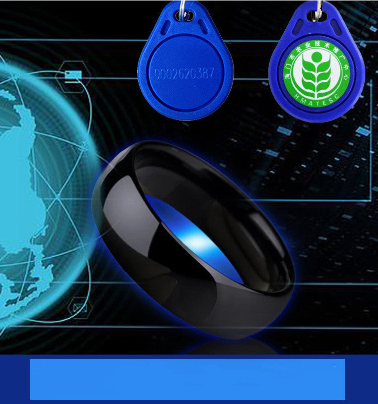 Sleek High-Tech Ceramic Smart Ring