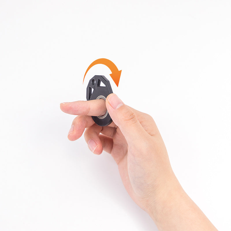 Creative Fidget Spinner Keychain with Luminous Option