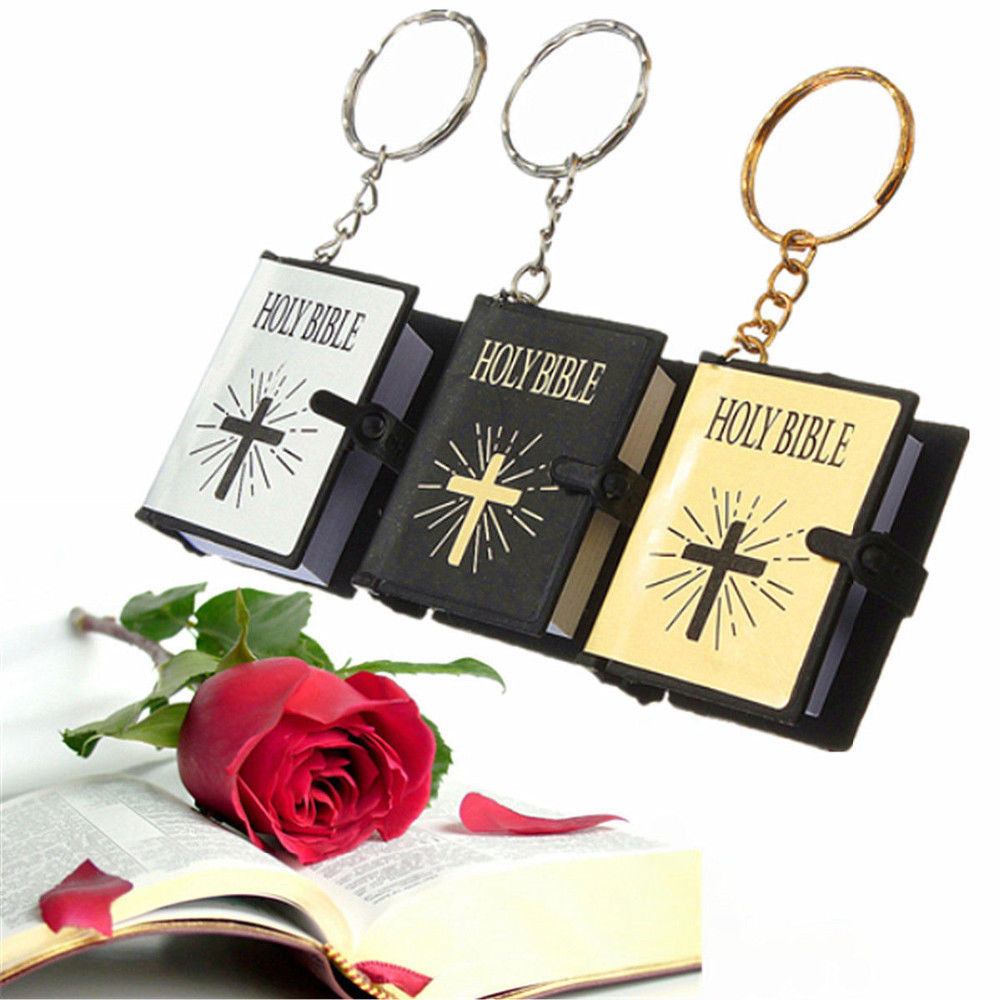 Mini English Holy Bible Keychain - 170 Miniature pages