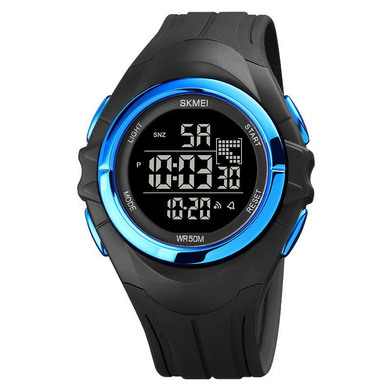 Dual-Time Sports Student Electronic Watch