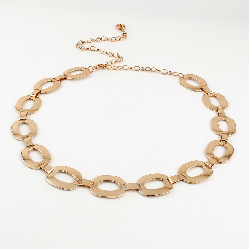 O-Ring Metal Waist Chain Belt - High-Grade Adjustable