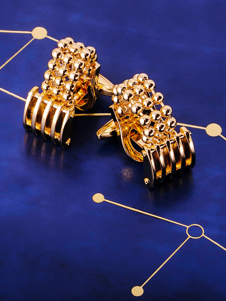 Men's Large Chain High-End Shirt Cufflinks