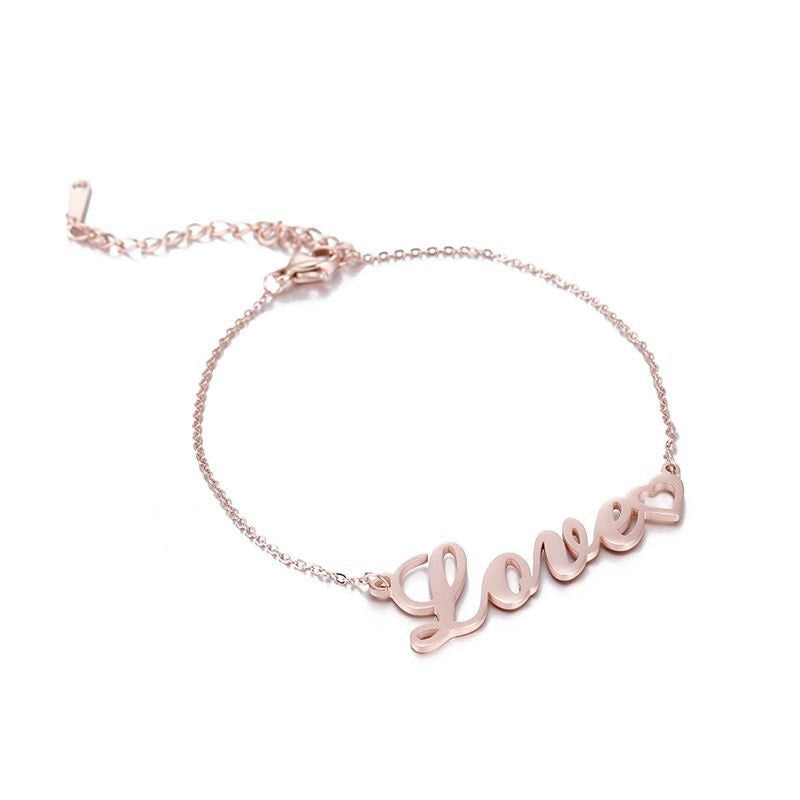 Custom Name Bar Bracelet