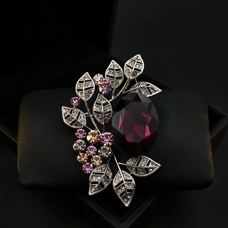 French Vintage Atmospheric Brooch