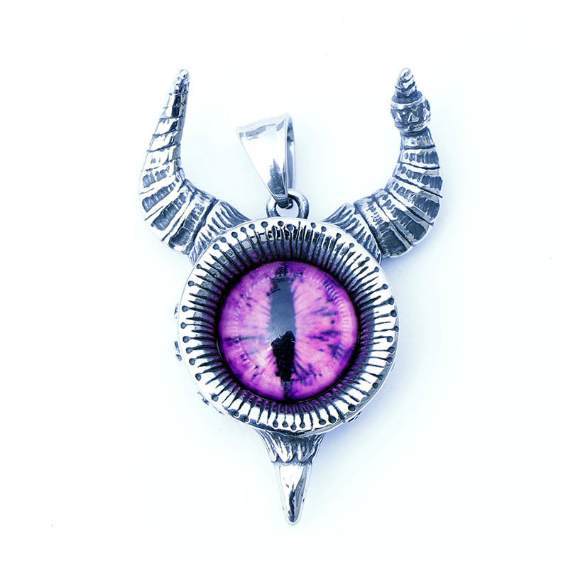 Split Ghost Eye Pendant Hipster Retro