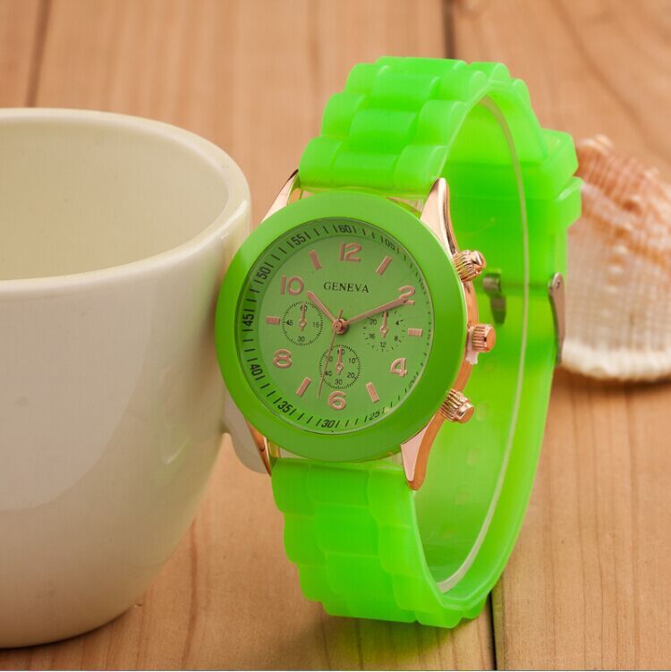 Silicone Couple Watches Trendy Fashion Men's And Women's Quartz Watch