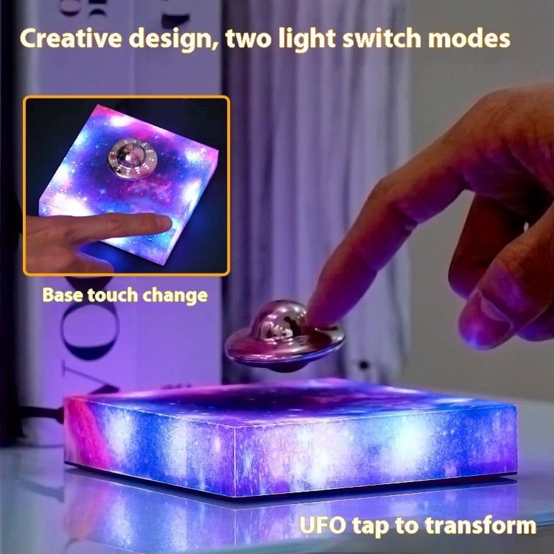 Levitating UFO Color Galaxy Lamp