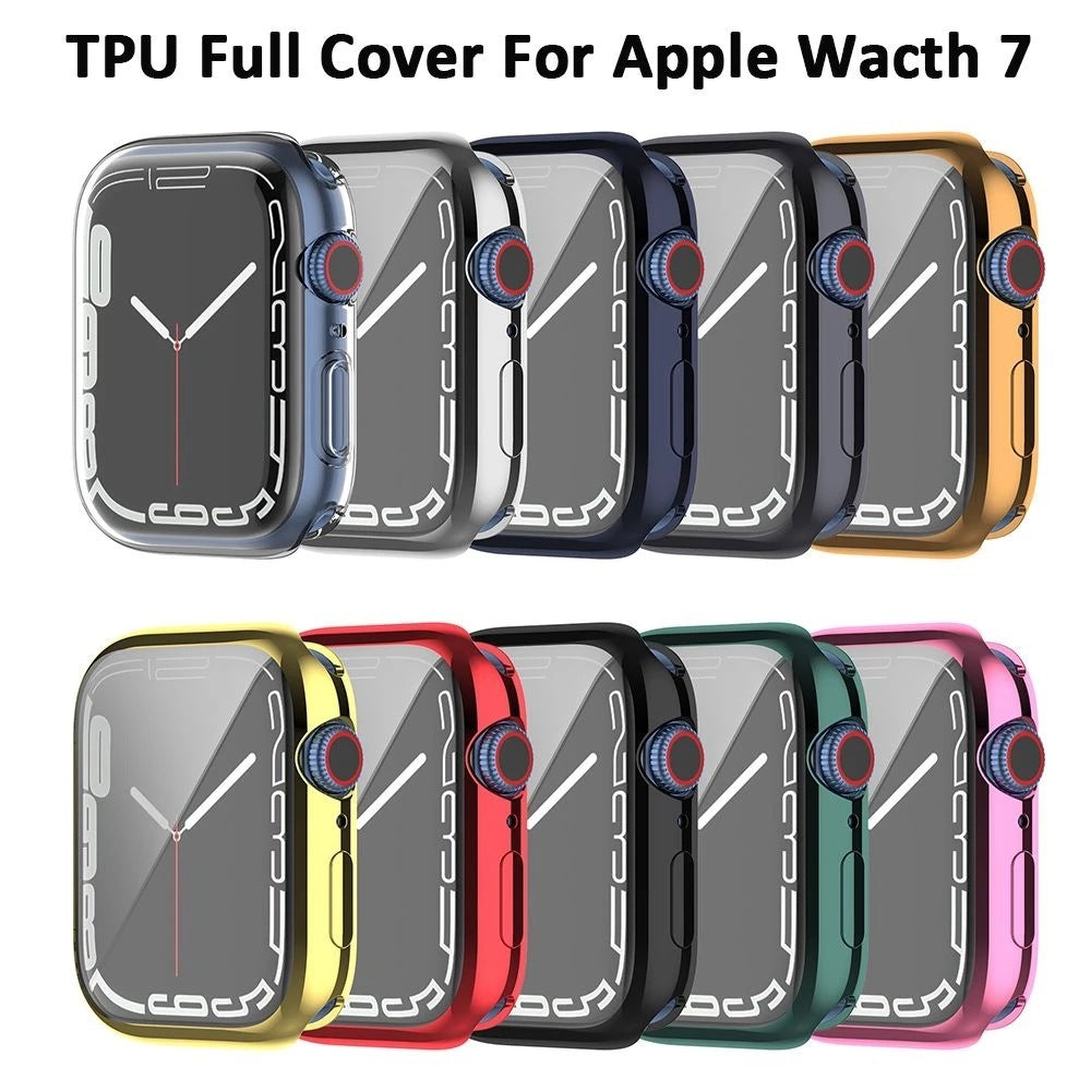 Fashion Solid Color TPU All-inclusive Watch Case