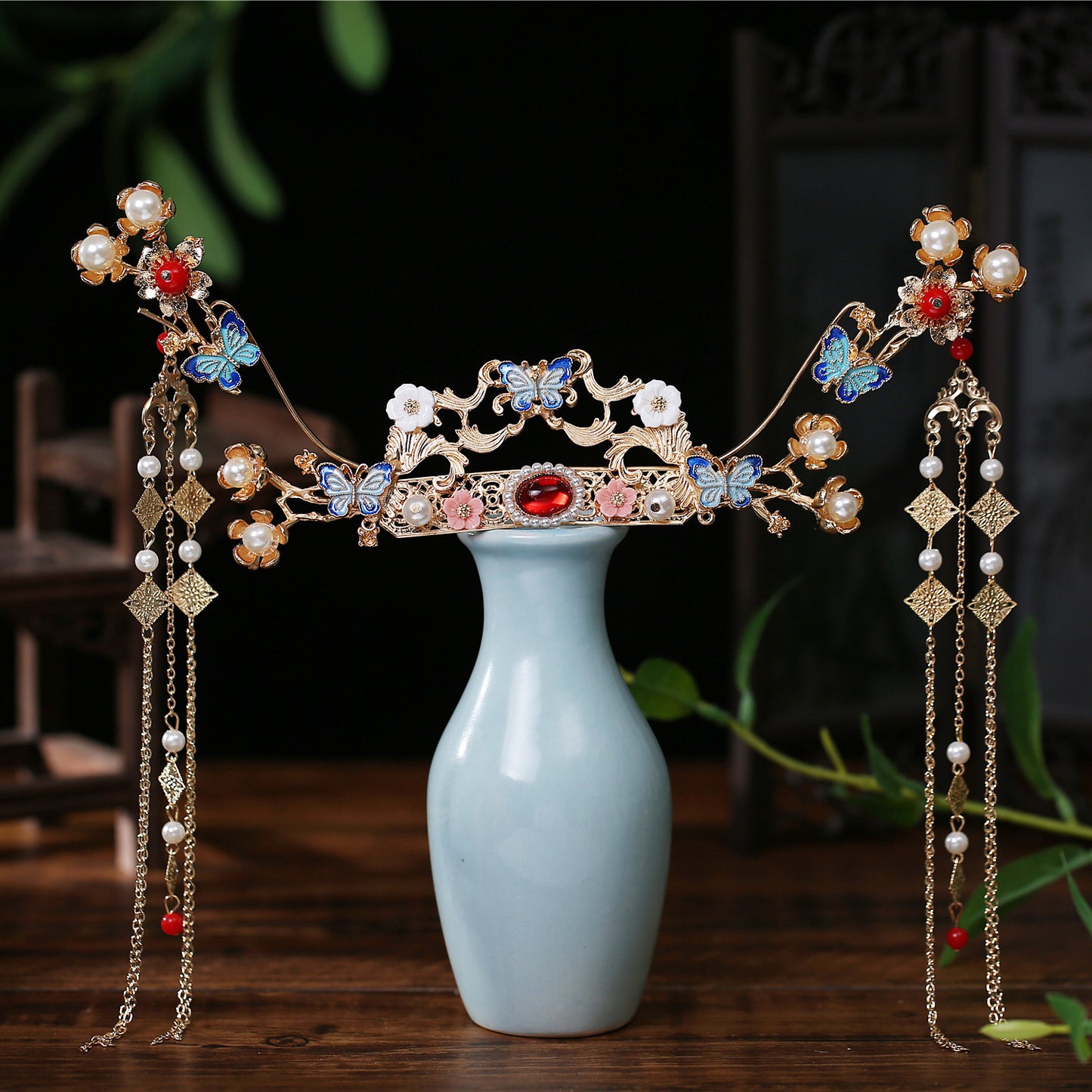 Hanfu Headdress Full Set Of Hairpin Hairpin Hairpin Crown