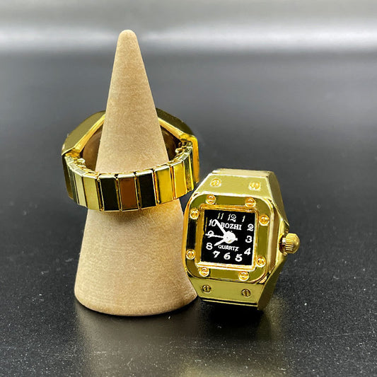 Men's And Women's Fashion Creative Finger Ring Watch