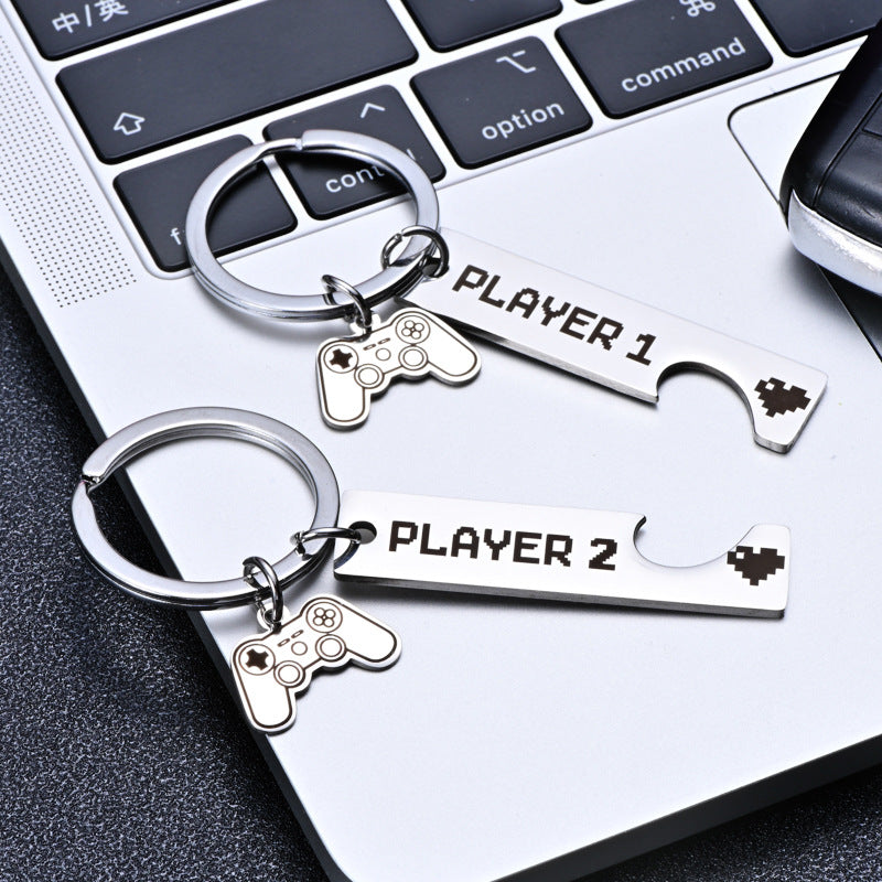 Game Keychain Boyfriend Husband Couple Birthday