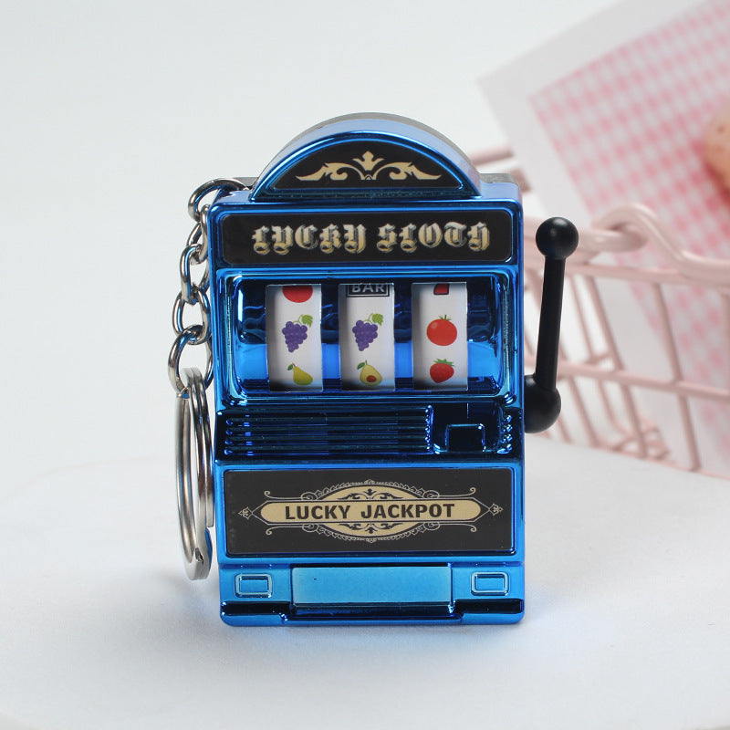 Home Fashion Mini Fruit Machine Keychain Charm