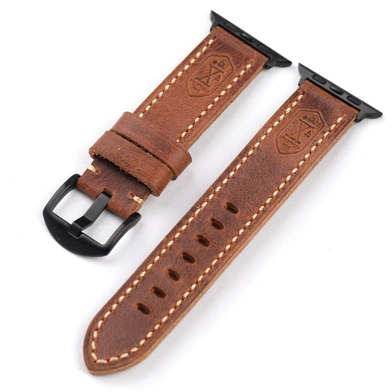 Straight Interface Handmade Vintage Leather Strap