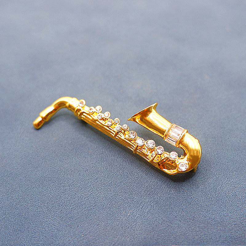 Musical Instrument Saxophone Temperament Brooch