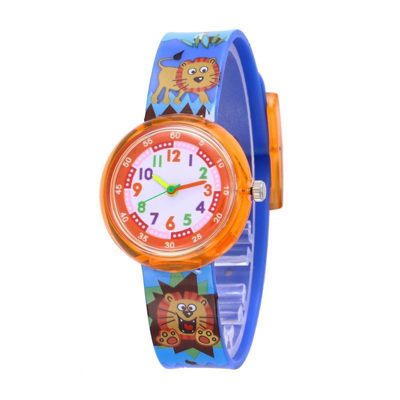 Children's Silicone Cartoon Transparent Cute Fashion Watch