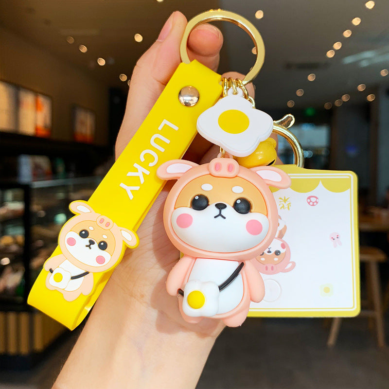 Creative Small Caichai Doll Car Key Chain